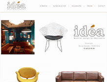 Tablet Screenshot of ideaparis-design.com